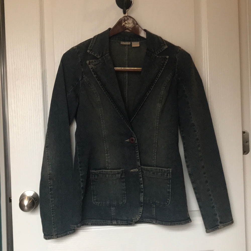 Rubbish brand jean jacket blazer size small